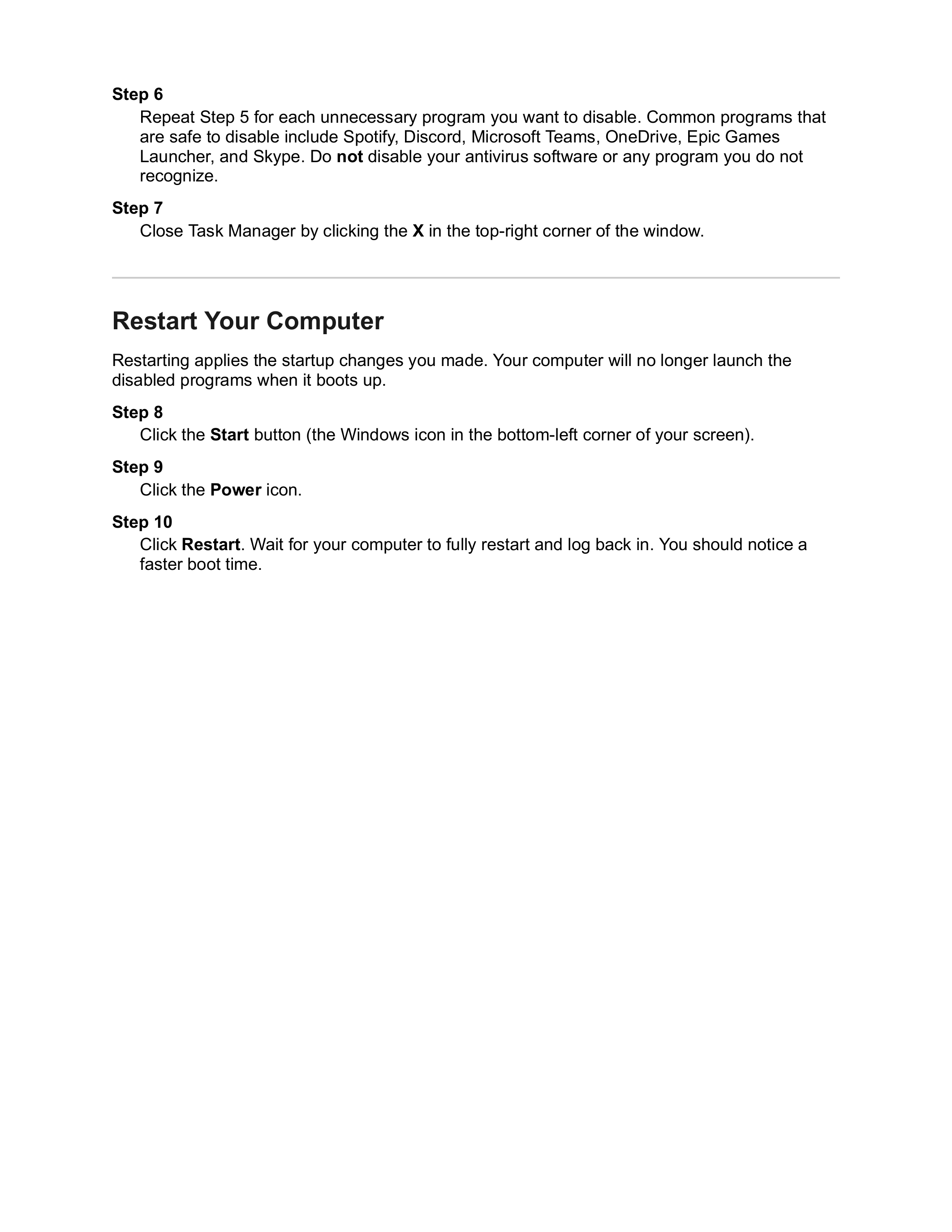 Instructions Page 3